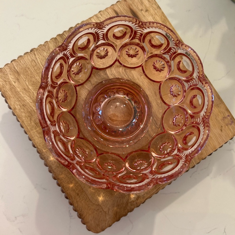 Pink Moon and Stars Covered Compote Candy Dish - Picture 3 of 8